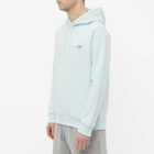 A.P.C. Men's Item Logo Hoody in Light Blue