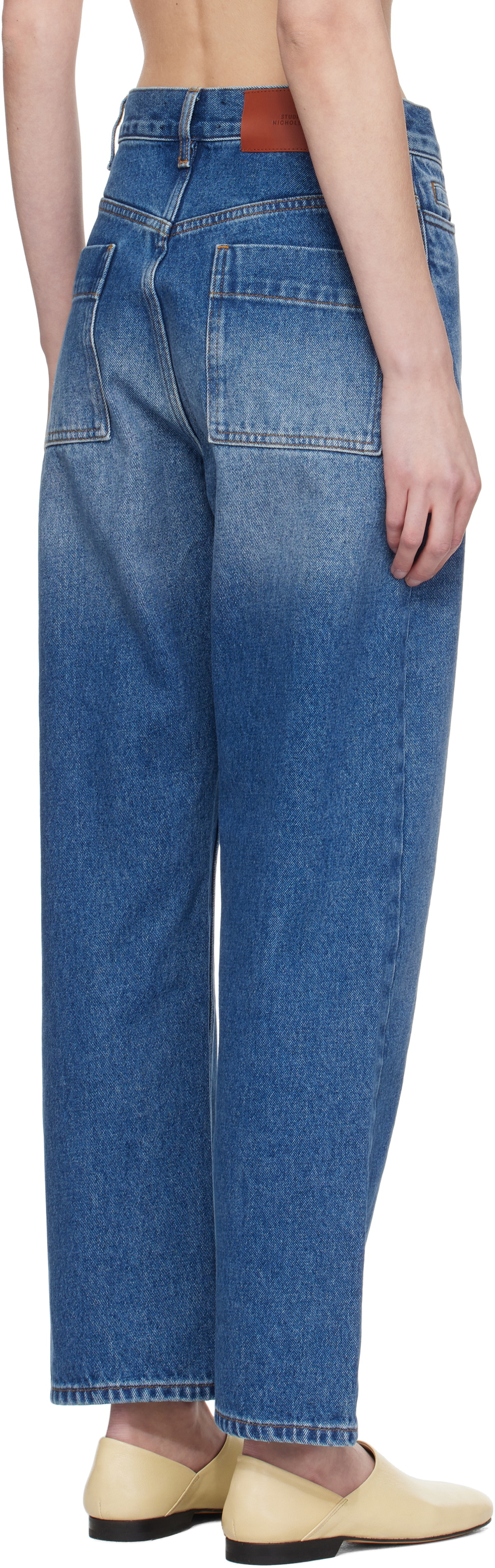 Studio Nicholson Blue Ruthe Jeans