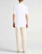120% Lino Mens T-shirt in White