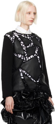 Comme des Garçons Black Paneled Sweater