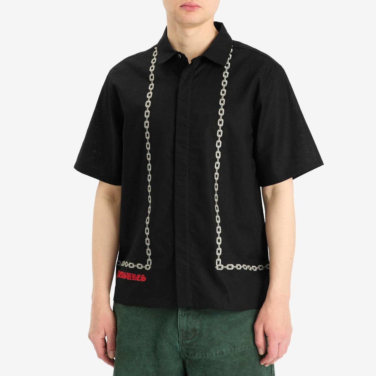 Pleasures Men's Chain Shirt in Black