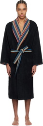 Paul Smith Black Artist Stripe Robe