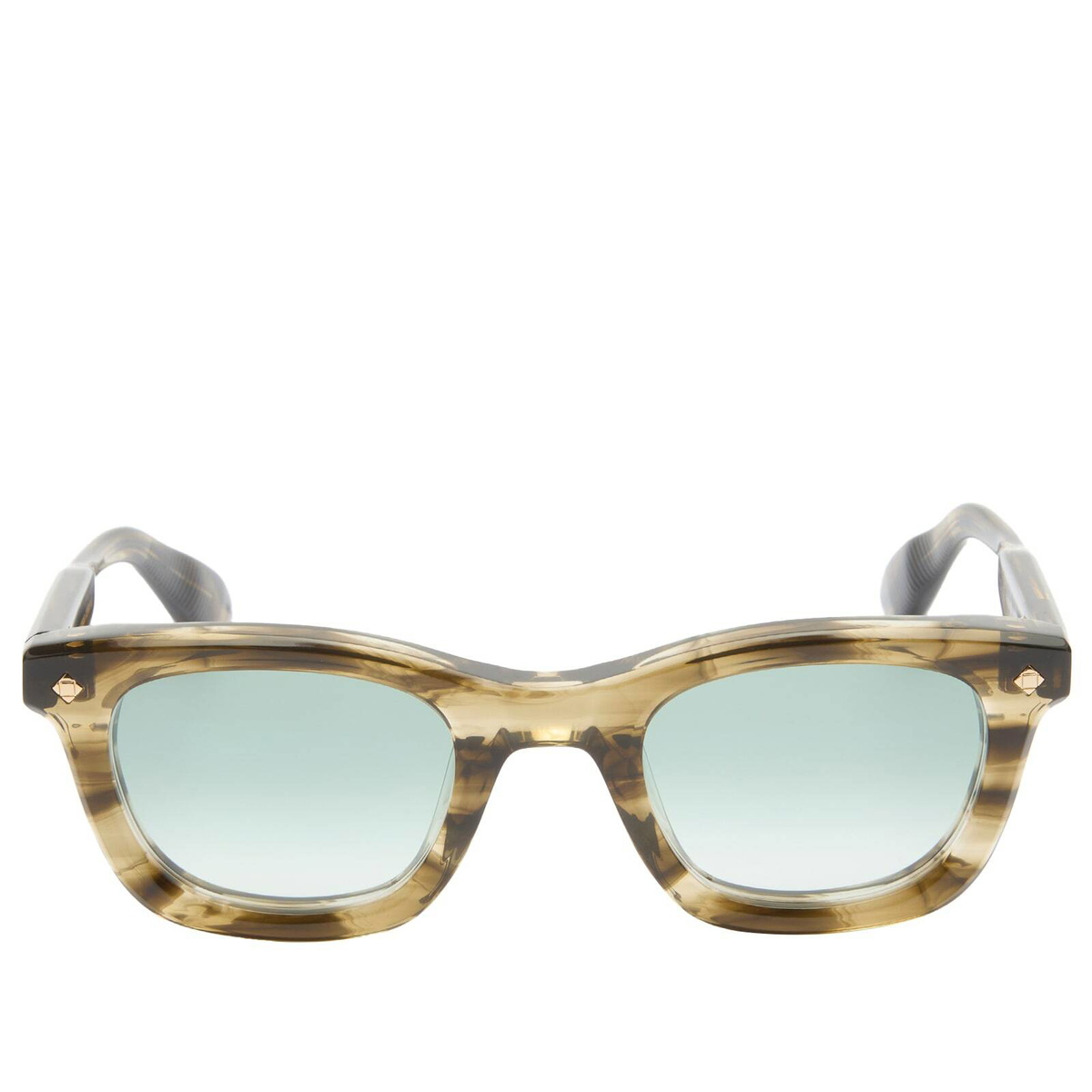 Lunetterie Générale Forever Young Sunglasses in Olive/Gold 