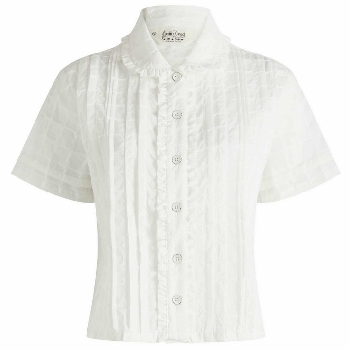 Photo: Brain Dead Women's Mercado Square Shirt in White