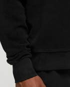 C.P. Company Reverse Brushed & Emerized Diag. Fleece Sweatshirt Black - Mens - Sweatshirts