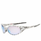 Oakley Eye Jacket Redux Sunglasses in Trans Vapor Bengal &Prizm Snow Sapphire 