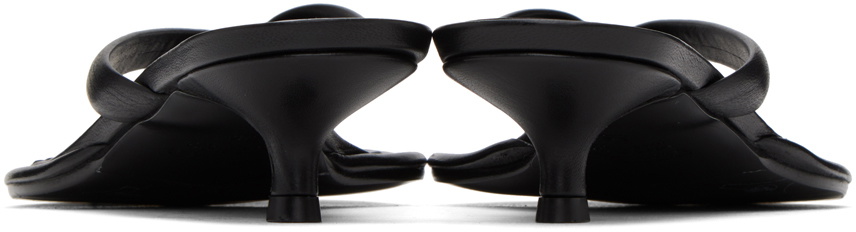 Teurn Studios SSENSE Exclusive Black Heeled Sandals