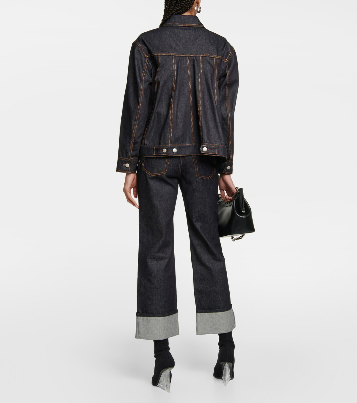 Alexander McQueen Deconstructed denim jacket Alexander McQueen