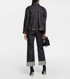 Alexander McQueen Deconstructed denim jacket
