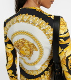 Versace Barocco jersey track jacket