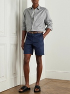 Dunhill - Straight-Leg Cotton-Twill Chino Shorts - Blue
