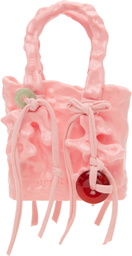 Ottolinger Pink Knotted Signature Ceramic Bag