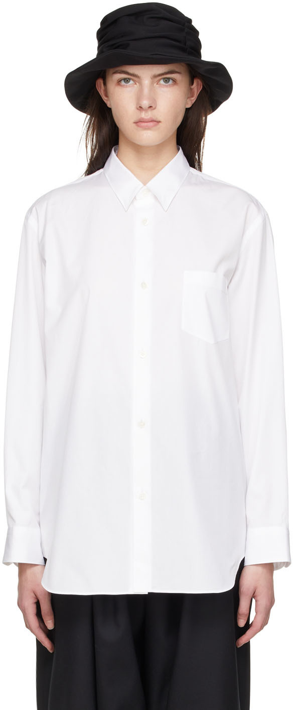 Junya Watanabe White Cotton Shirt Junya Watanabe