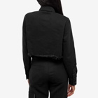 Raf Simons Women's Cropped Denim Shirt in Black