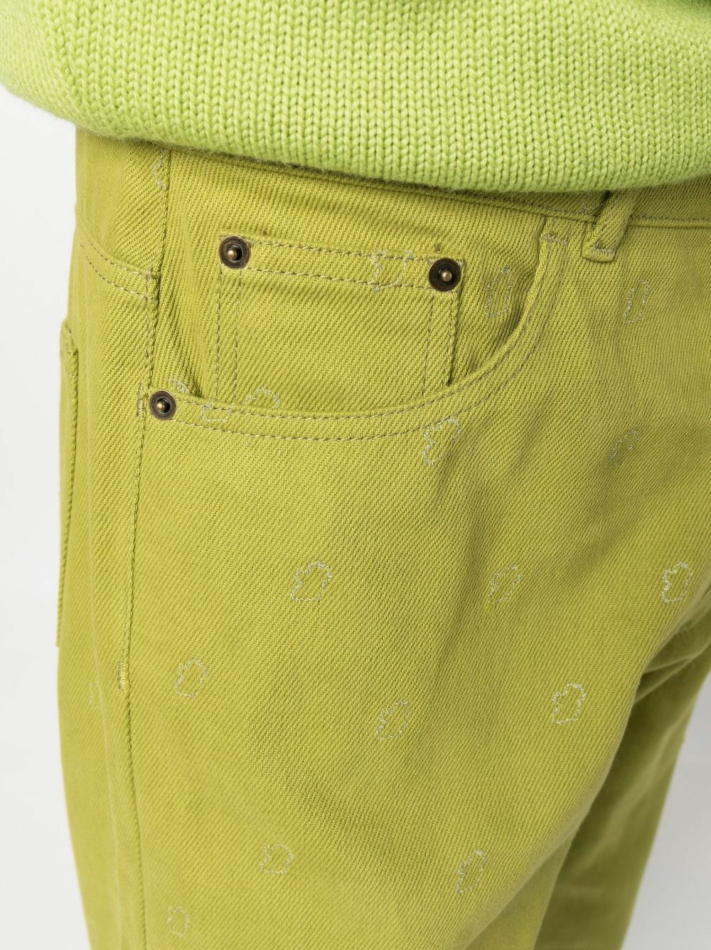 Robyn Lynch Green Eire Embroidered Jeans