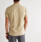 TOM FORD - Slim-Fit Cotton-Piqué Polo Shirt - Neutrals