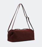 Nour Hammour Kenza suede shoulder bag