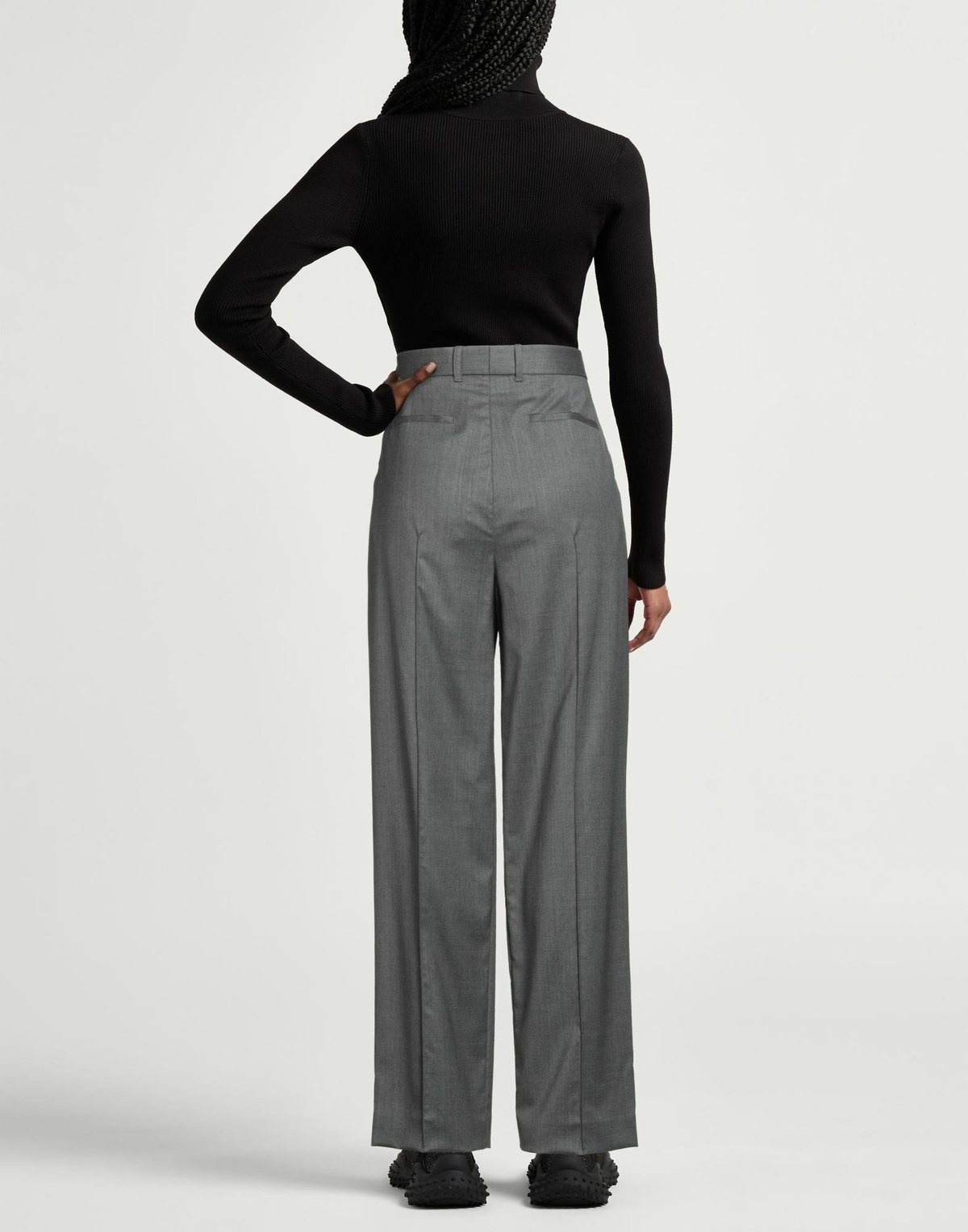 Peter Do Womens Pants in Grey
