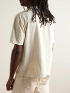 Rhude - Chevron Logo-Print Cotton-Jersey T-Shirt - White