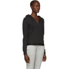 Calvin Klein Underwear Black Monochrome Zip-Up Hoodie