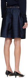 HommeGirls Navy Long Boxer Shorts