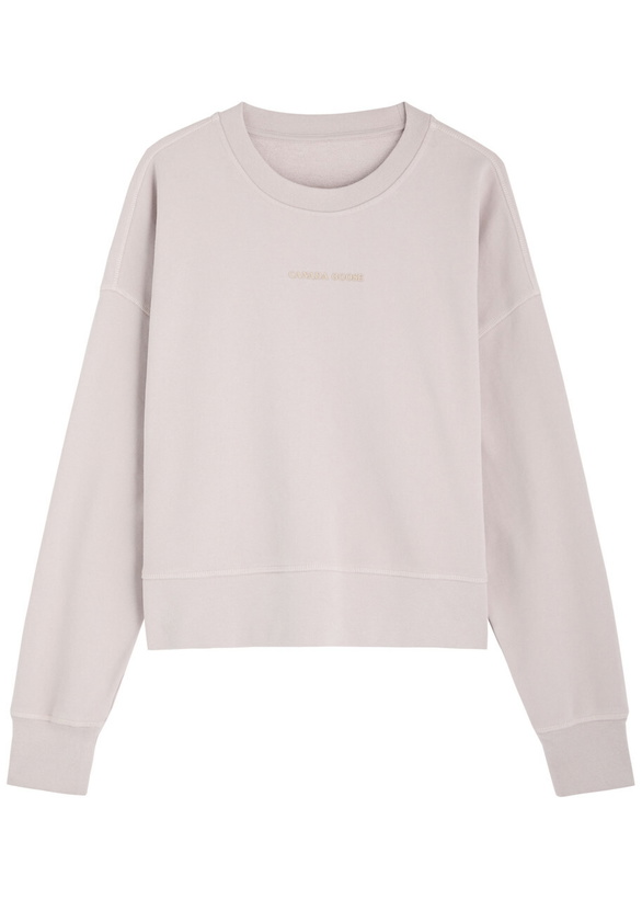 Photo: Canada Goose Muskoka Logo Cotton Sweatshirt Light Pink