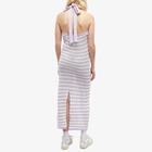 KITRI Women's Atlanta Lilac Knit Dress in Lilac Stripe