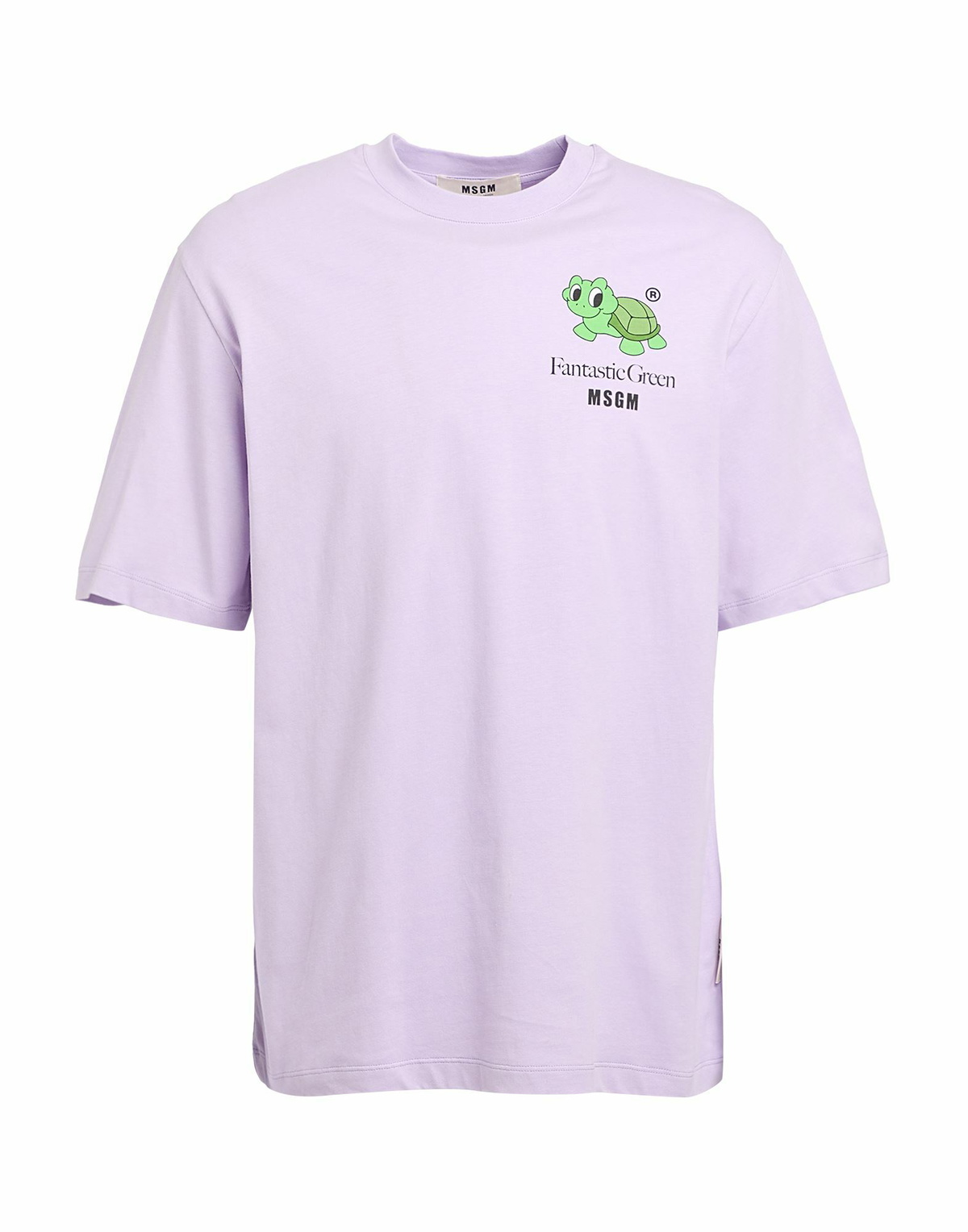 Msgm Mens T-shirt Lilac