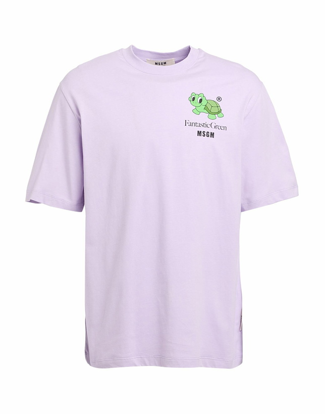 Photo: Msgm Mens T-shirt Lilac