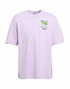Msgm Mens T-shirt Lilac