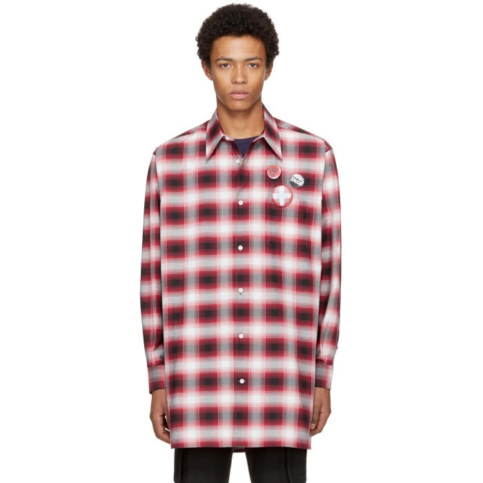 Photo: Marc Jacobs Red Oversized Plaid Shirt