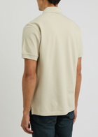 Belstaff Logo Piqué Cotton Polo Shirt Beige