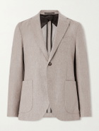 Slowear - Wool-Blend Flannel Blazer Jacket - Neutrals