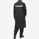 Jil Sander Men's Back Logo Mac in Black