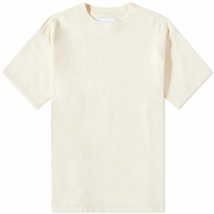 Photo: General Admission Men's Loose Knit T-Shirt in Natural