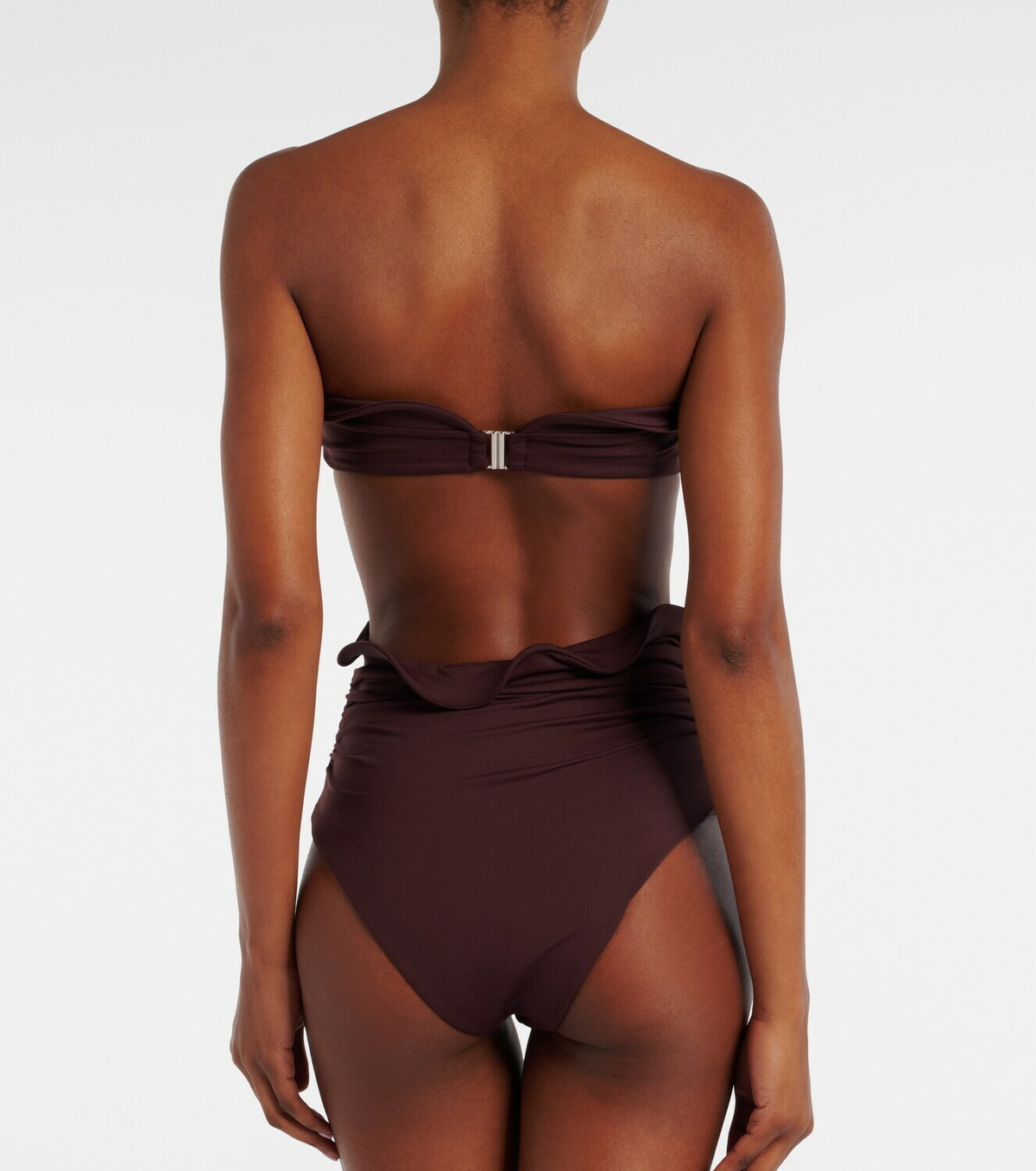 Magda Butrym Floral-appliqué bikini top