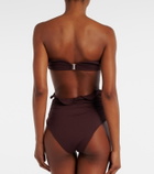 Magda Butrym Floral-appliqué bikini top