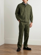 FrizmWORKS - Straight-Leg Cotton Trousers - Green