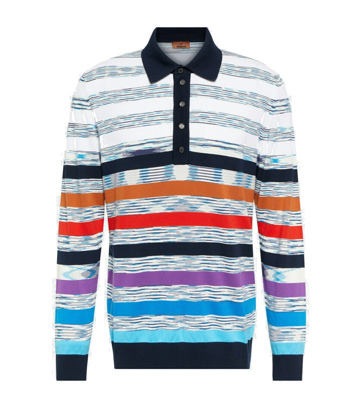 Missoni Striped cotton polo top Missoni