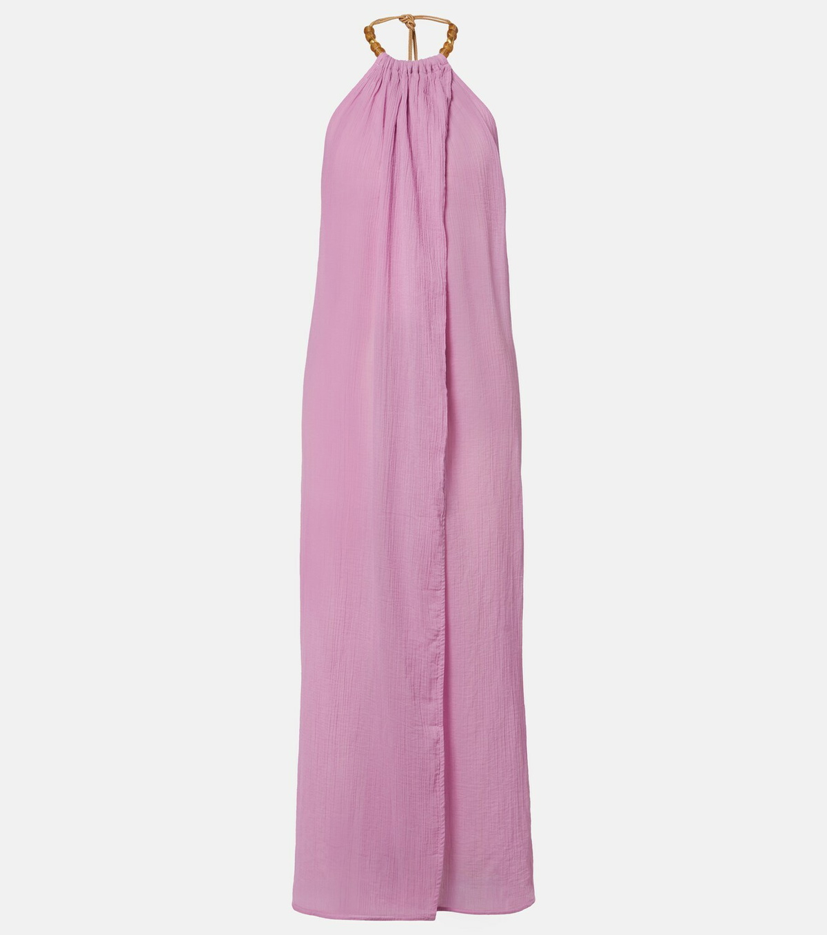 ViX Paula Hermanny Cloe beaded cotton beach cover-up