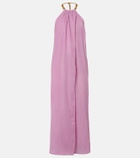 ViX Paula Hermanny Cloe beaded cotton beach cover-up