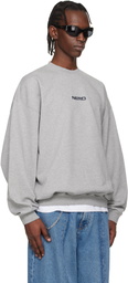 VETEMENTS Gray 'NERD' Sweatshirt