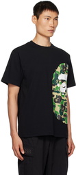 BAPE Black ABC Camo Side Big Ape Head T-Shirt