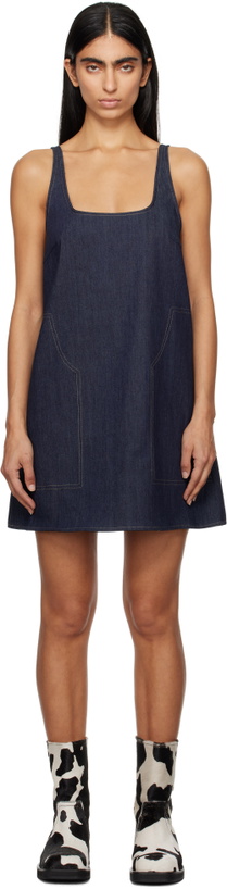 Photo: Soulland Indigo Capri Denim Minidress