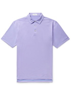 Peter Millar - Jubilee Striped Tech-Jersey Golf Polo Shirt - Purple