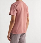 Pilgrim Surf Supply - Logo-Embroidered Cotton-Jersey T-Shirt - Pink