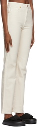 KHAITE Off-White 'The Danielle' Jeans