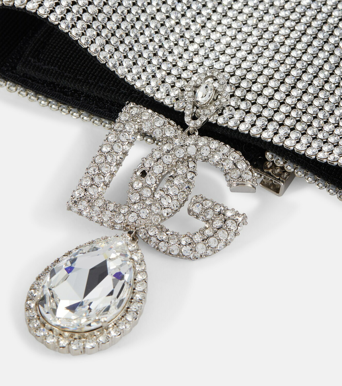 Dolce&Gabbana Logo crystal-embellished choker