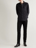 SAINT LAURENT - Slim-Fit Denim Western Shirt - Black