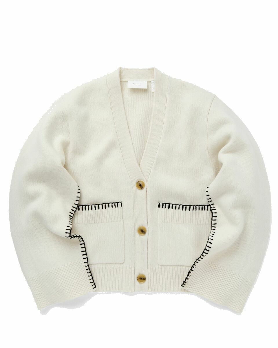 Photo: Axel Arigato Glaze Relaxed Cardigan White - Womens - Zippers & Cardigans